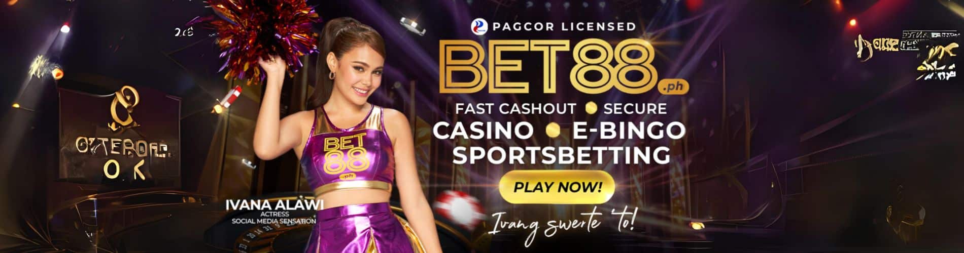 Welcome to BET88.ph, a PAGCOR licensed online casino, e-bingo, and sportsbetting platform. Fast and secure cash in and cash outs.